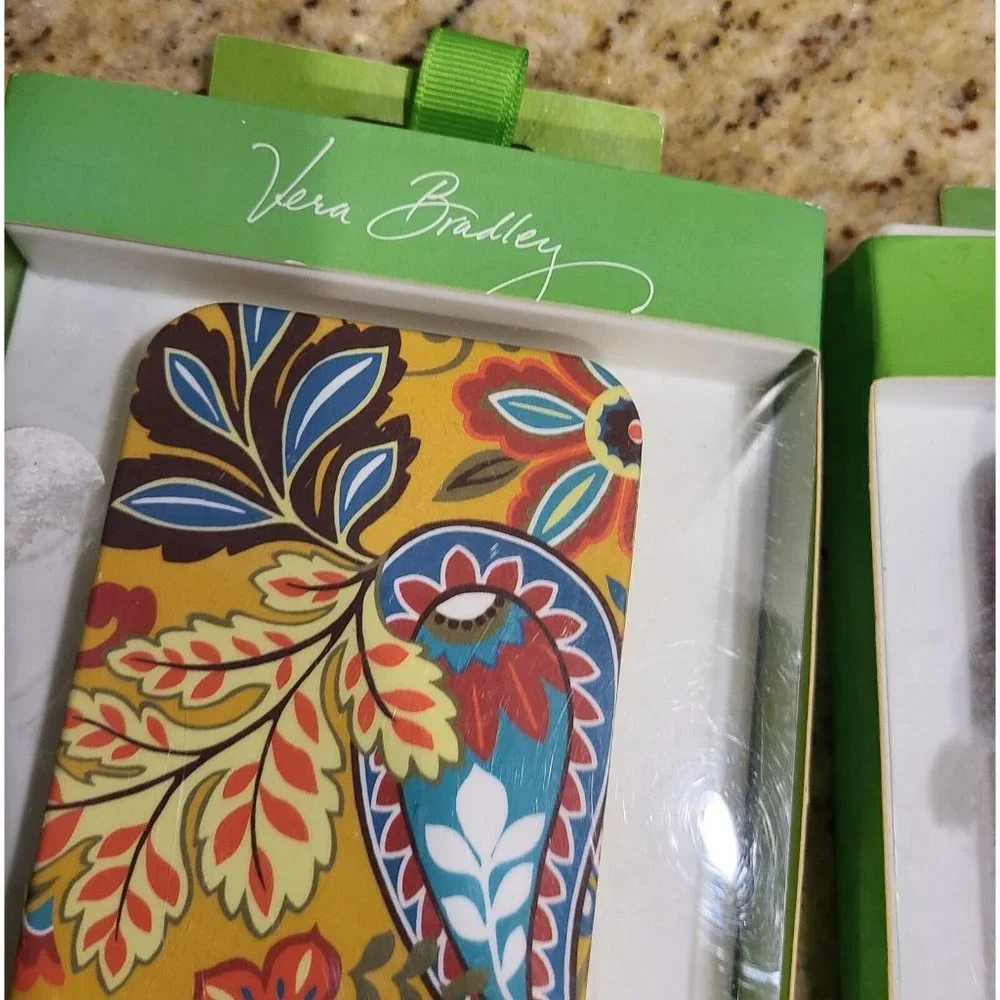 2~ Vera Bradley Provencal & Portobello Hardshell Silicone Cases. IPhone 4 & 4S
